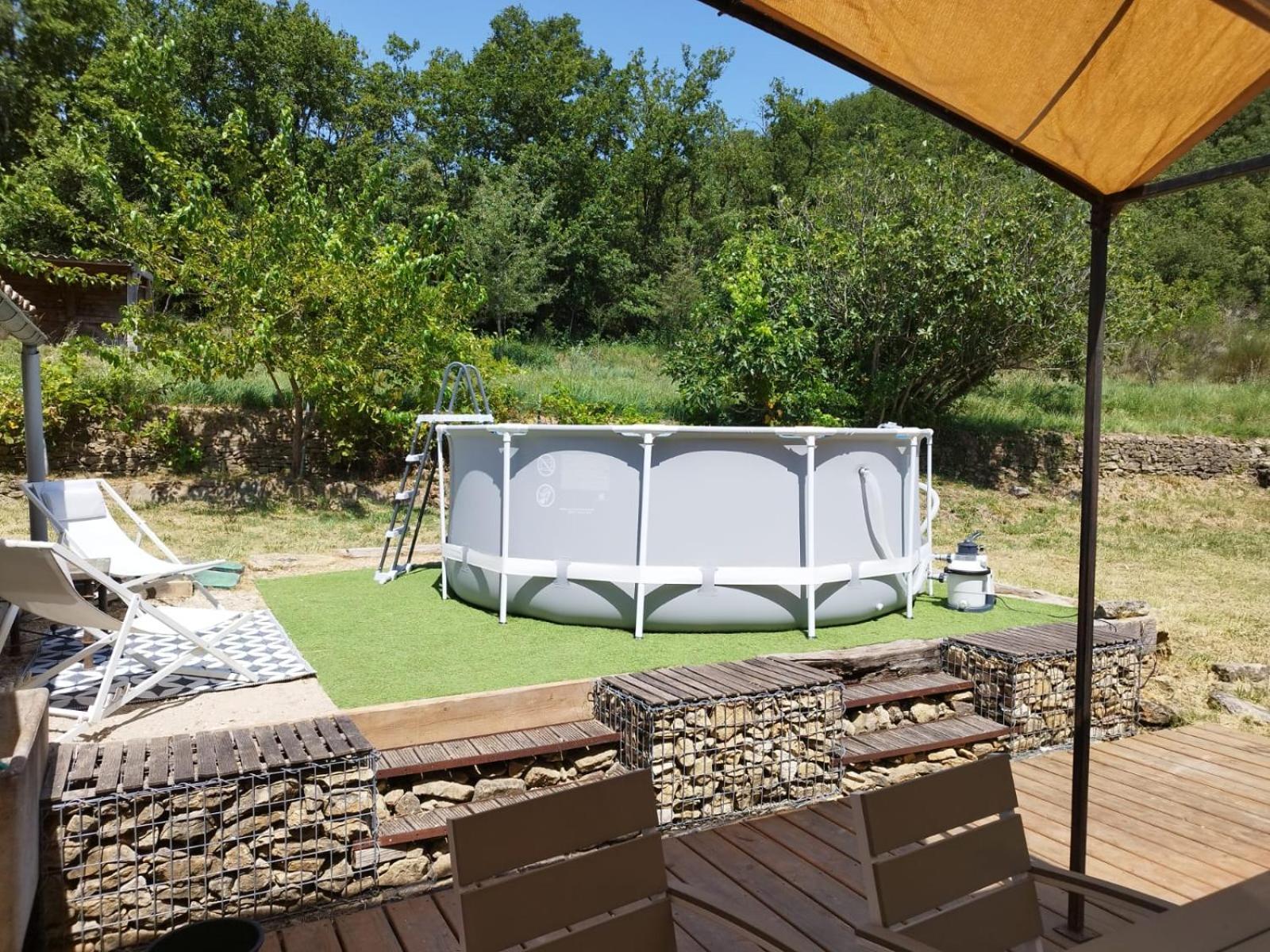 Maison De Vacances, Calme Garanti Saint-Montan Kültér fotó
